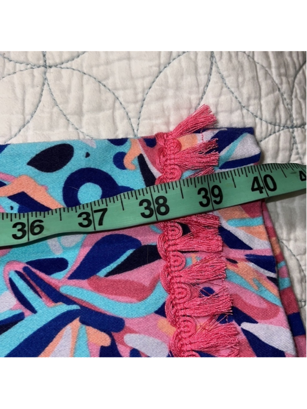 Simply Southern womens size XL rainforest pants frilly hem pastel colors NEW NWT - Picture 12 of 14